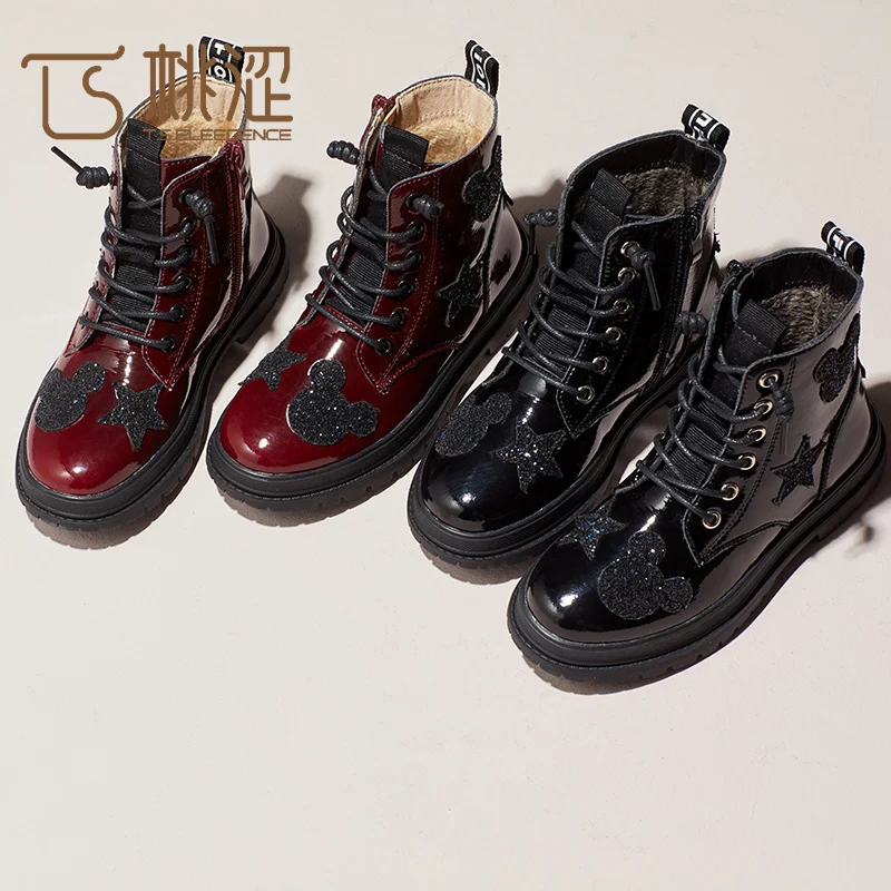 new China winter lace-up girls boots fashion kids casual short shoes, Customized
new China winter lace-up girls boots fashion kids casual short shoes, Customized