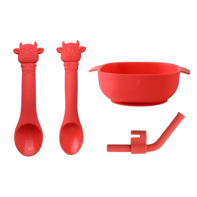 Factory Wholesale Customized BPA- Free Food Grade Silicone Baby Soft Suction Feeding Sucker Bowl Set With Spoon And Fork, Picture
Factory Wholesale Customized BPA- Free Food Grade Silicone Baby Soft Suction Feeding Sucker Bowl Set With Spoon And Fork, Picture