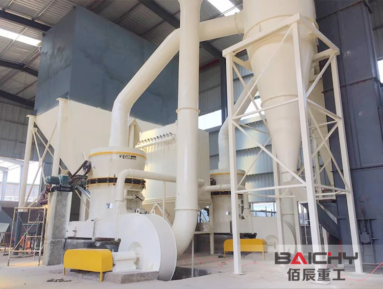 Factory Price Mine Powder Making Mill, Industrial Mineral Stone Powder Raymond Mill, High Output Gypsum Grinding Process Plant