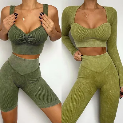 Women Vital Seamless Yoga Set Workout Sport Wear Gym Clothing Short/Long Sleeve Crop Top High Waist Running Leggings Sports Suit, Picture shows
Women Vital Seamless Yoga Set Workout Sport Wear Gym Clothing Short/Long Sleeve Crop Top High Waist Running Leggings Sports Suit, Picture shows
