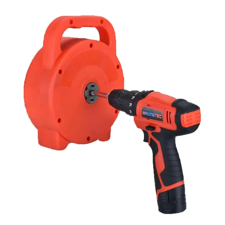 CLEANTECH 8 Meters Heavy Duty Drain Snake Cable Pipe Block Cleaner Plumbing Pipe Cleaner With Drill Adapter, Customized
CLEANTECH 8 Meters Heavy Duty Drain Snake Cable Pipe Block Cleaner Plumbing Pipe Cleaner With Drill Adapter, Customized