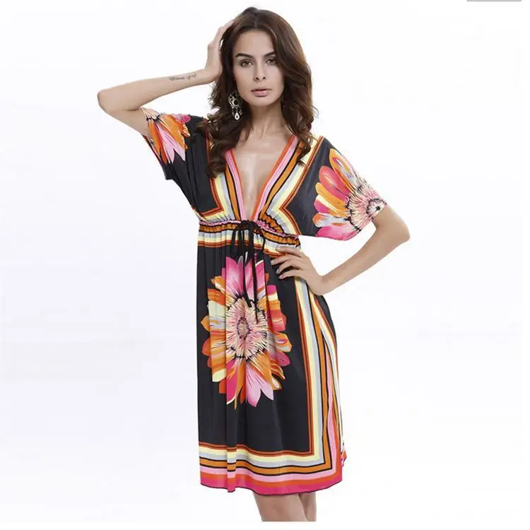 Wholesale New Autumn Dress Women V-Neck Milk-Silk Woman Casual Dress Plus Size Dress Beach
Wholesale New Autumn Dress Women V-Neck Milk-Silk Woman Casual Dress Plus Size Dress Beach
