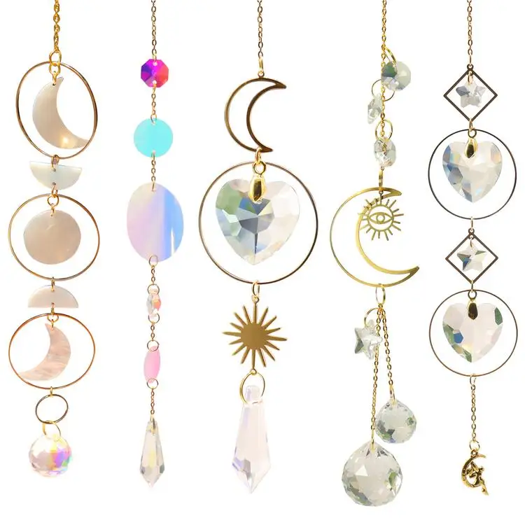 Moonlight Pendant Sun Catcher Crystal Light Prism Car Hanging Wind Chime Home Window Decoration
Moonlight Pendant Sun Catcher Crystal Light Prism Car Hanging Wind Chime Home Window Decoration