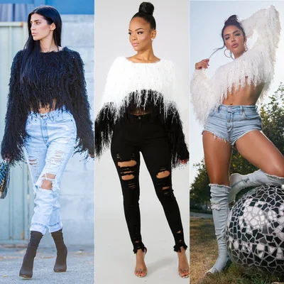 2020 lady sexy plain sweaters tassel EDOSIR women winter sweater women's sweaters, Picture
2020 lady sexy plain sweaters tassel EDOSIR women winter sweater women's sweaters, Picture