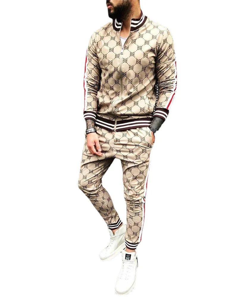 2021 new sports and leisure autumn men's jogging suit technology wool sportswear men's zipper jacket and pants two-piece suit, Picture color
2021 new sports and leisure autumn men's jogging suit technology wool sportswear men's zipper jacket and pants two-piece suit, Picture color