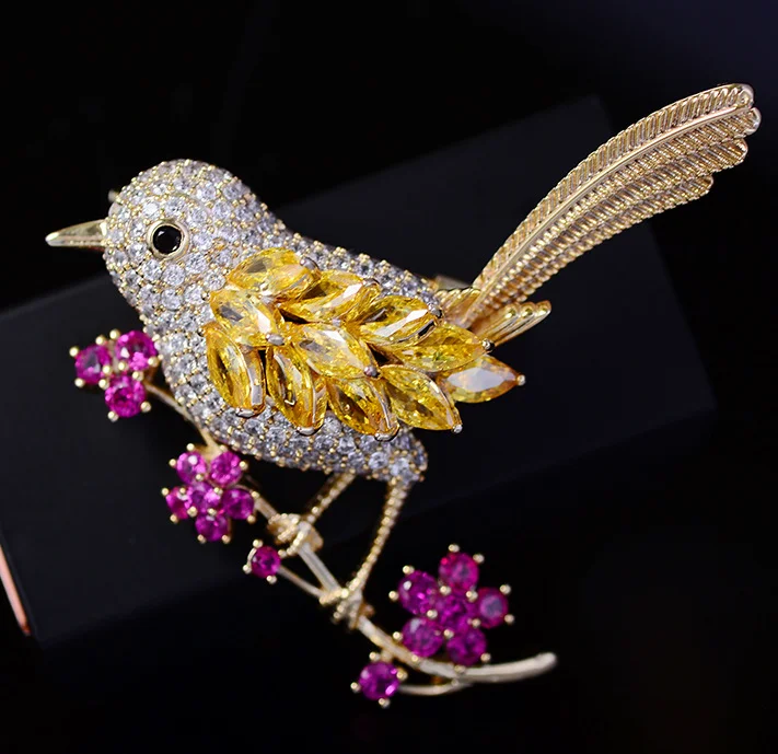 New Style Designer Birds Brooches and Pins Pins Brooch Temperament Pin Accessories Small Bee Brooch Women, Color
New Style Designer Birds Brooches and Pins Pins Brooch Temperament Pin Accessories Small Bee Brooch Women, Color