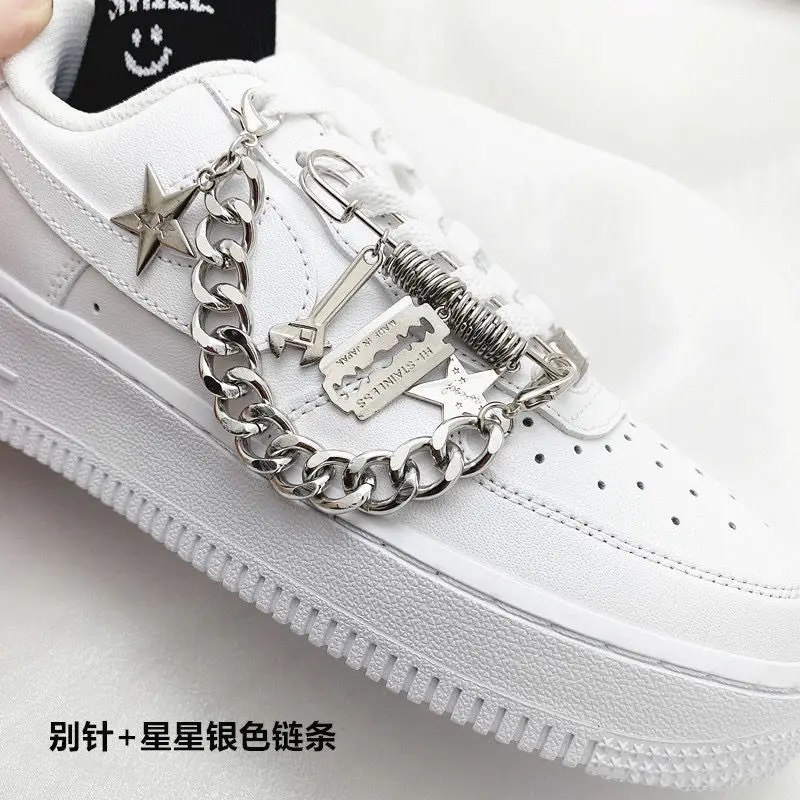 New Fashion Shoelace Charm Buckle Metal DIY Sneaker Buckle Designer Sneakers Decoration Luxury Clogs Shoe Buckle Bundle, Silver
New Fashion Shoelace Charm Buckle Metal DIY Sneaker Buckle Designer Sneakers Decoration Luxury Clogs Shoe Buckle Bundle, Silver