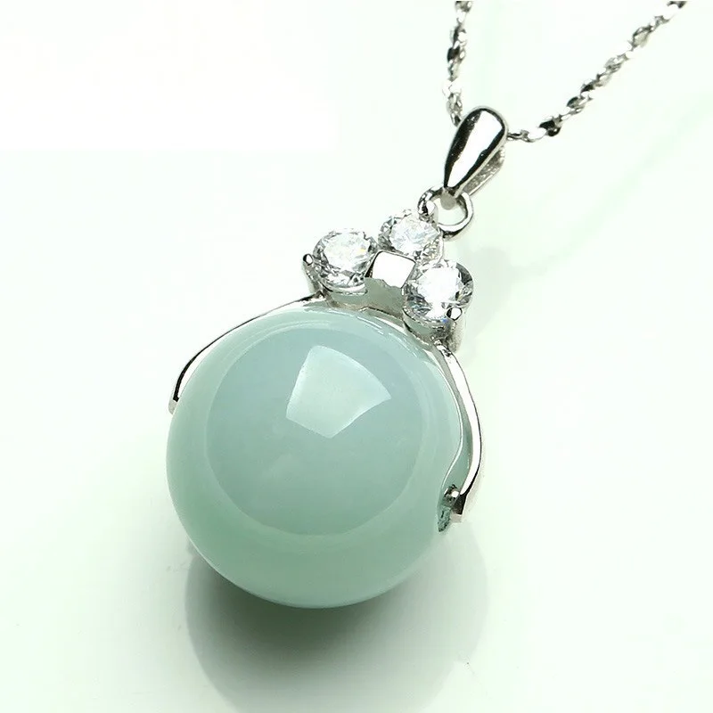 Jadeite Jade Lulutong Pendant Female Jade Pendant Lucky Jade Beads Pendant S925 Silver Necklace
Jadeite Jade Lulutong Pendant Female Jade Pendant Lucky Jade Beads Pendant S925 Silver Necklace