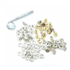 eco-friendly plating silver for clothes and bags 1.5CM size 201# spring button 25 sets with tools brass snap button