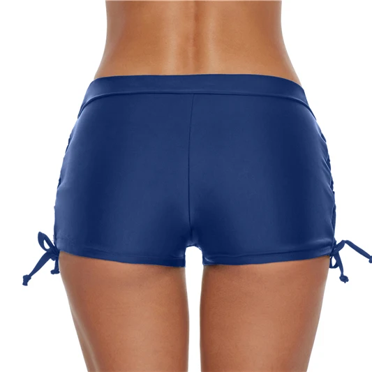 Women Mid-waist Laced Board Shorts Swimsuit Bottom Full Coverage Surf Beach Wear Bottoms Moderate Coverage Board Shorts, Navy blue/pink/rose
Women Mid-waist Laced Board Shorts Swimsuit Bottom Full Coverage Surf Beach Wear Bottoms Moderate Coverage Board Shorts, Navy blue/pink/rose