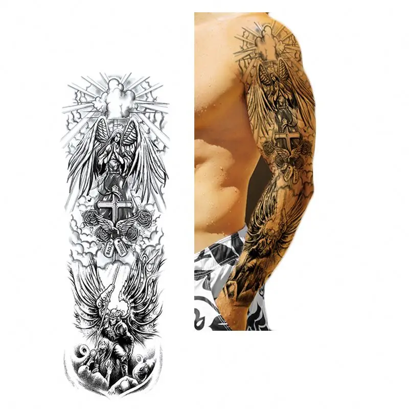Tattoo Sleeve Cover Up Cover-Up Yakuza Tattoos Sleeves Cartoon For Men Repoza Brazo Tatuajes Half Arm Sticker Temporary Tattoos, Black mix color
Tattoo Sleeve Cover Up Cover-Up Yakuza Tattoos Sleeves Cartoon For Men Repoza Brazo Tatuajes Half Arm Sticker Temporary Tattoos, Black mix color