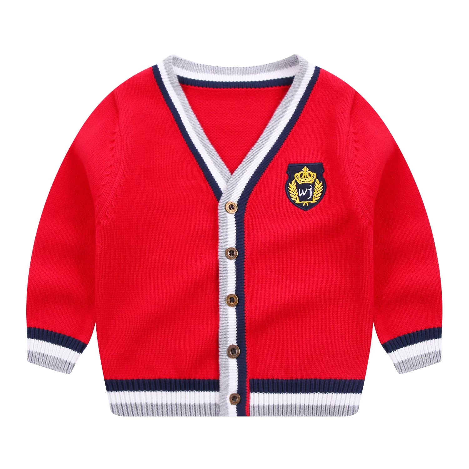 Children clothing boys sweater cardigan children small coat boys knitted single cardigan, Red,dark blue
Children clothing boys sweater cardigan children small coat boys knitted single cardigan, Red,dark blue