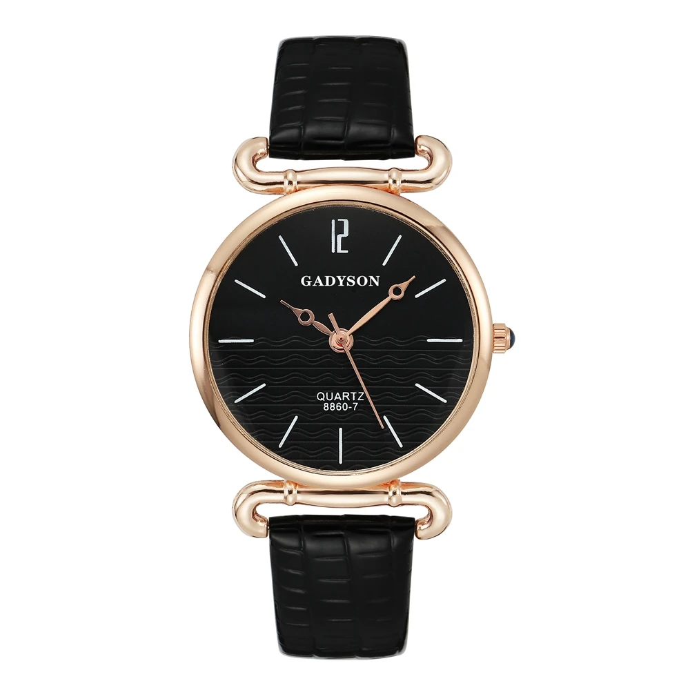 GADYSON Brand Texture Pattern Dial Scale Display Rose Gold Case Belt Ladies Watch, As picture
GADYSON Brand Texture Pattern Dial Scale Display Rose Gold Case Belt Ladies Watch, As picture