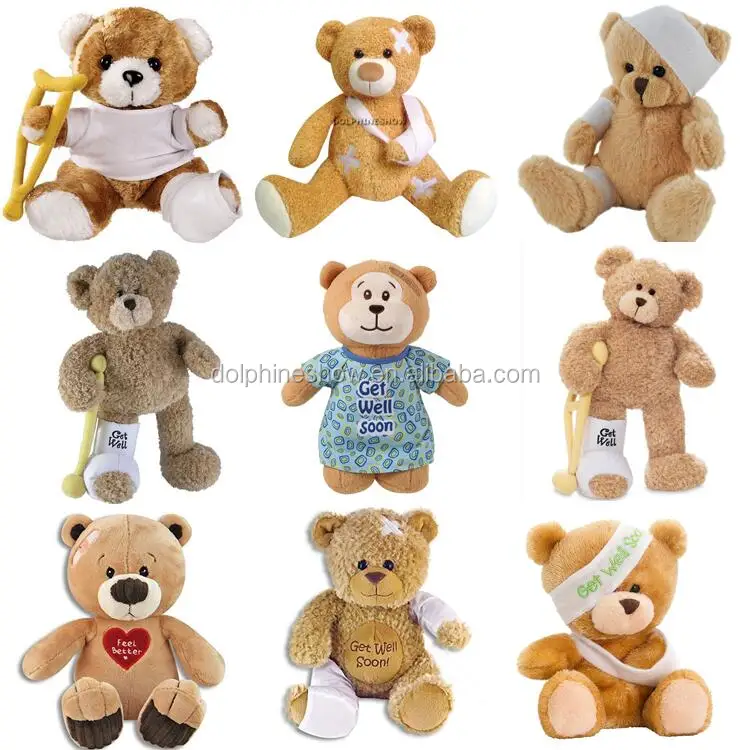 Plush Hospital Gift For Patient Soft Stuffed Doctor Teddy Bear Plush