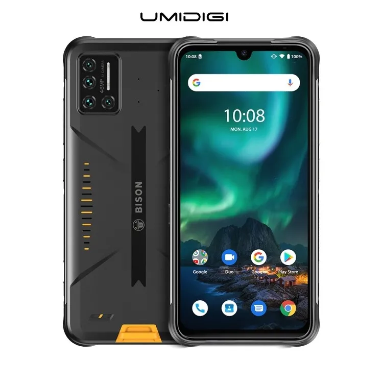 Cheap shipping Umidigi Bison Rugged mobile phones 6.3 inch 6GB+128GB smart cell phone android 10.0 celular wholesale, Orange
Cheap shipping Umidigi Bison Rugged mobile phones 6.3 inch 6GB+128GB smart cell phone android 10.0 celular wholesale, Orange