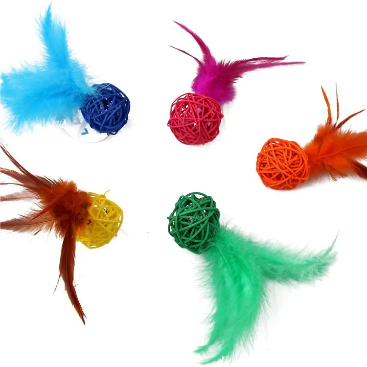Wholesale Hot Sale 2021 New High Quality 5cmColorful Feathers With Bells Pet Cat Toy, Picture showed
Wholesale Hot Sale 2021 New High Quality 5cmColorful Feathers With Bells Pet Cat Toy, Picture showed