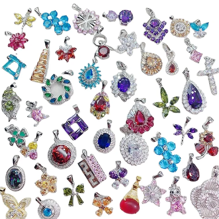 PUSHI high quality 18 k gold plated jewelry mix pendants zircon crystal stone diy necklace charms accessories women
PUSHI high quality 18 k gold plated jewelry mix pendants zircon crystal stone diy necklace charms accessories women