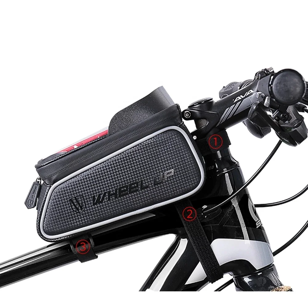Bicycle Handlebar Bag 6.0 Inch Touch Screen Mobile Phone Case For Mountain Bike Handlebar Holder Multifunctional Waterproof, Black
Bicycle Handlebar Bag 6.0 Inch Touch Screen Mobile Phone Case For Mountain Bike Handlebar Holder Multifunctional Waterproof, Black