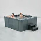 1 lounger 4 seats balboa hydro massage outdoor whirlpool hot tub spa