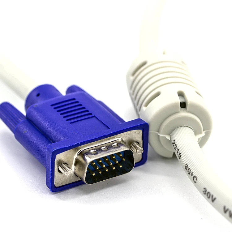 Male to Male Video Coaxial Monitor Cable with Ferrite Nickel plated Plated Connectors Support 1080P Full HD for Projectors
Male to Male Video Coaxial Monitor Cable with Ferrite Nickel plated Plated Connectors Support 1080P Full HD for Projectors