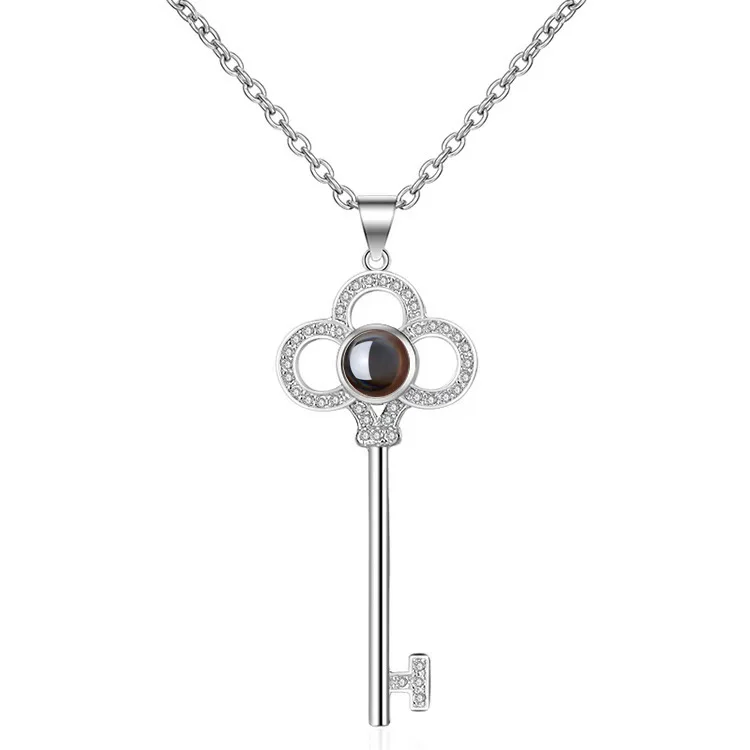 Valentine's Day Gitfs Key NANO Stone 925 Silver Sterling I LOVE YOU 100 Different Languages Pendant Jewelry Necklace For Women, Rose gold plated and platinum
Valentine's Day Gitfs Key NANO Stone 925 Silver Sterling I LOVE YOU 100 Different Languages Pendant Jewelry Necklace For Women, Rose gold plated and platinum
