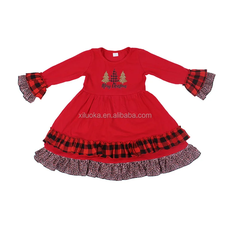 Flare Sleeve Toddler Clothing Infants Ruffle Winter Clothes Christmas Tree Baby Girls Dresses, Picture
Flare Sleeve Toddler Clothing Infants Ruffle Winter Clothes Christmas Tree Baby Girls Dresses, Picture