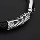 Hand Made KALEN Wholesale Hand Made Armband Jewelry Accessories Men Leather Bracelet