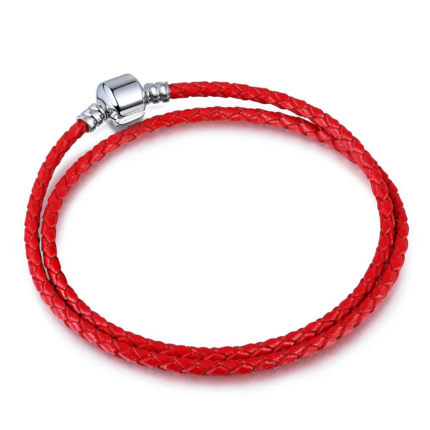 3mm Double Circle Genuine Leather Braided String Bracelet Copper Buckle Blank Bracelet Diy Charms for Women Men
3mm Double Circle Genuine Leather Braided String Bracelet Copper Buckle Blank Bracelet Diy Charms for Women Men