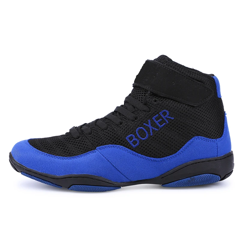 Wholesale New Style Flat High-top Men Boxing Shoes Breathable Professional Wide Wrestling Shoes
Wholesale New Style Flat High-top Men Boxing Shoes Breathable Professional Wide Wrestling Shoes