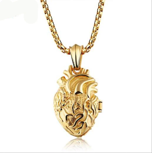 OPK Jewelry necklace creative human organs titanium steel heart pendant jewelry personalized necklaces 1168, 3colors
OPK Jewelry necklace creative human organs titanium steel heart pendant jewelry personalized necklaces 1168, 3colors