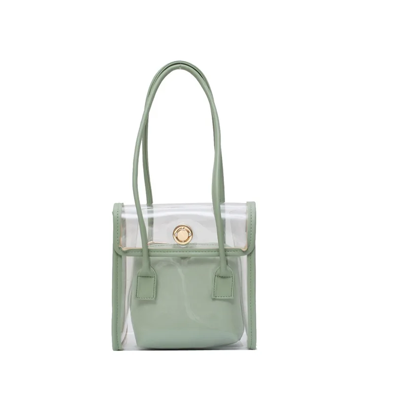 MeeTee B-B044 Fashion Summer New Jelly Women's Transparent Bag Trend Ladies Single Shoulder Portable Small Bag
MeeTee B-B044 Fashion Summer New Jelly Women's Transparent Bag Trend Ladies Single Shoulder Portable Small Bag