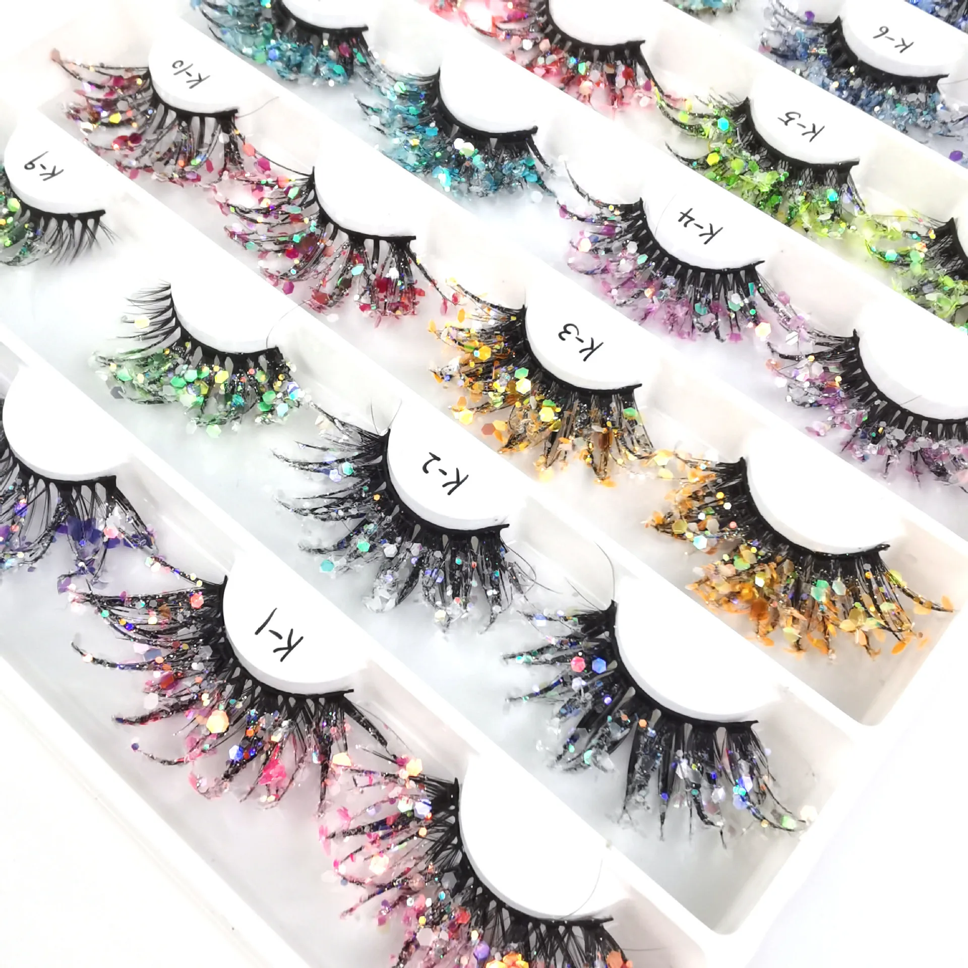 Q BQUEEN Christmas Gift Fluorescent Colorful 25mm Faux Mink Eyelashes Handmade False Eyelash With Private Label
Q BQUEEN Christmas Gift Fluorescent Colorful 25mm Faux Mink Eyelashes Handmade False Eyelash With Private Label