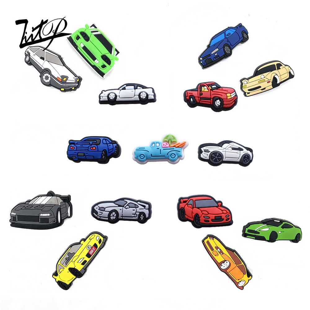 Wholesale hot selling creative car shape croc charm shoes accessories soft PVC shoes decorative flowers
Wholesale hot selling creative car shape croc charm shoes accessories soft PVC shoes decorative flowers