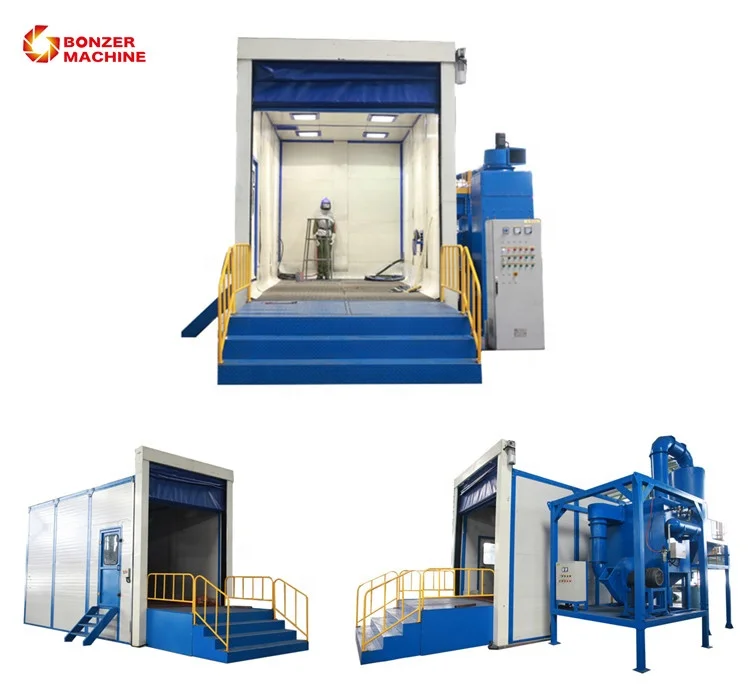 07_Steel_Cleaning_Sand_Blasting_Room/Sandblast_Booth_for_sale