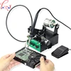 Desktop pedal automatic feeding tin temperature soldering station multi-function pedal automatic soldering station 220V 60W