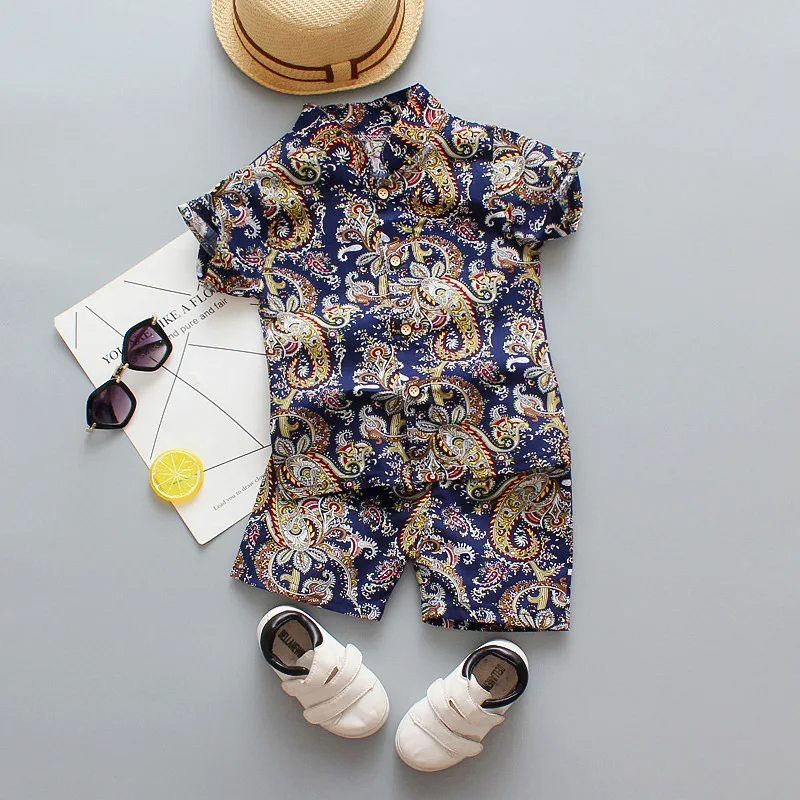 Baby Clothes Set Beach Boy Outfit 1 2 3 4 Years Fashion Kid Boys Clothes Flower Print Shirt Clothing Costume, As pictures
Baby Clothes Set Beach Boy Outfit 1 2 3 4 Years Fashion Kid Boys Clothes Flower Print Shirt Clothing Costume, As pictures