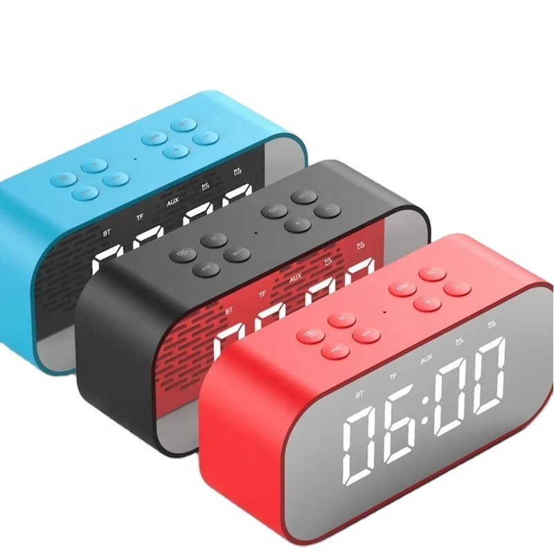 Portable mini digital fabric usb wireless alarm clock speakers with FM radio, Black,white,gold,red,wooden or oem
Portable mini digital fabric usb wireless alarm clock speakers with FM radio, Black,white,gold,red,wooden or oem