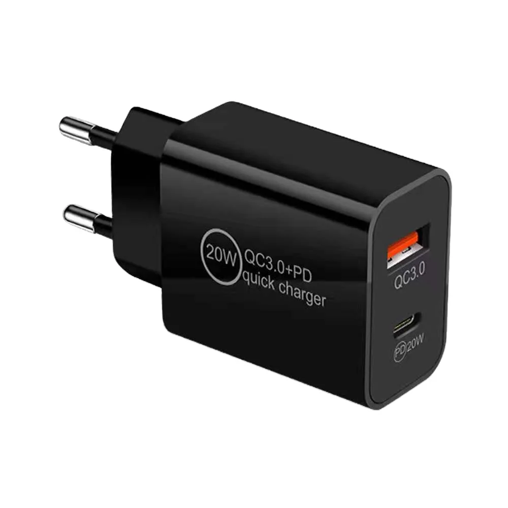 Hot Sale 20W High Speed Fast Charging Wall Charger USB Wall Charger with 2 Ports, Black white
Hot Sale 20W High Speed Fast Charging Wall Charger USB Wall Charger with 2 Ports, Black white