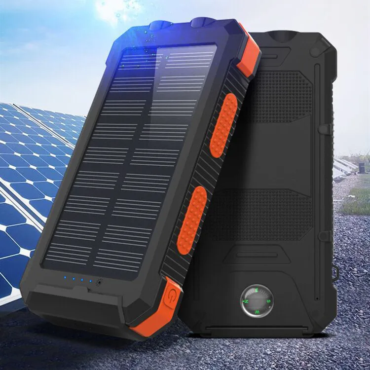 Laptop Portable Solar Power Bank 20000mah Waterproof Solar Charger With Compass, Black blue green orange
Laptop Portable Solar Power Bank 20000mah Waterproof Solar Charger With Compass, Black blue green orange