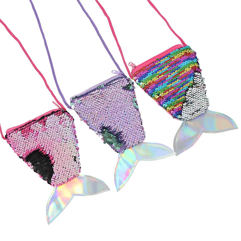 Hot sale sequin mermaid kids shoulder bag sweet baby girls coin purses, As picture show
Hot sale sequin mermaid kids shoulder bag sweet baby girls coin purses, As picture show