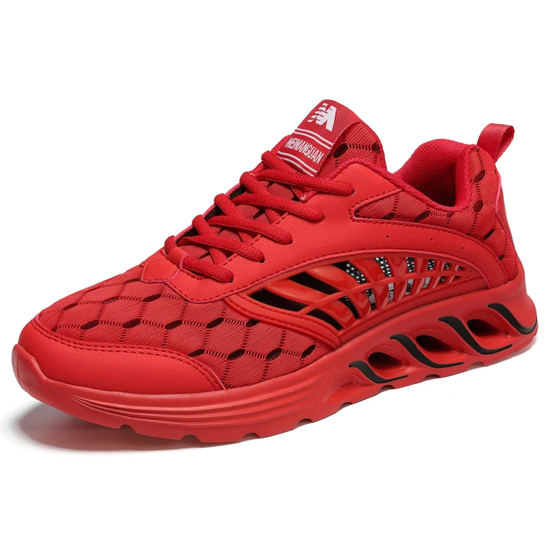 High Quality Casual Men's Sports Shoes Comfortable Air Mesh Running Footwear For Men, White, red, black
High Quality Casual Men's Sports Shoes Comfortable Air Mesh Running Footwear For Men, White, red, black
