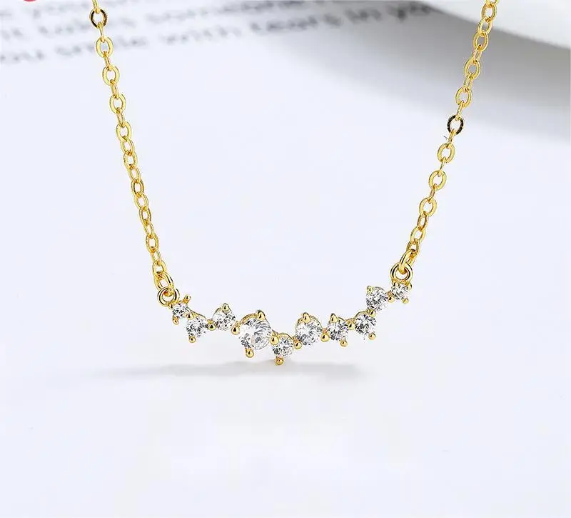 Carline Designer Diamond Necklace for Women Gold Plated Necklace Zircon Necklace 925 Sterling Sliver Jewelry Gift Wholesale
Carline Designer Diamond Necklace for Women Gold Plated Necklace Zircon Necklace 925 Sterling Sliver Jewelry Gift Wholesale