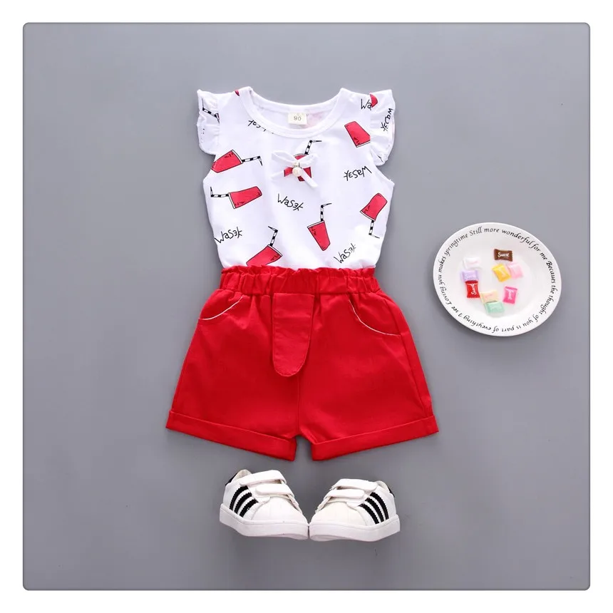 New style fashion printed baby girls kids wear clothes wholesale kids clothing, 2 colors
New style fashion printed baby girls kids wear clothes wholesale kids clothing, 2 colors