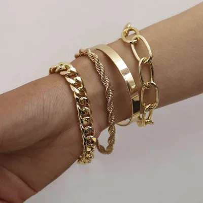 BR-0274 High Quality Jewelry Fashion Bracelet Set Thread Gold Chain Wholesale Unisex Bracelet
BR-0274 High Quality Jewelry Fashion Bracelet Set Thread Gold Chain Wholesale Unisex Bracelet