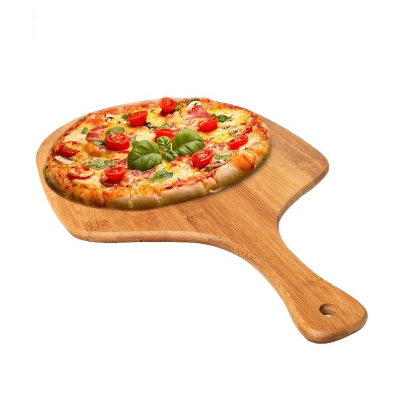 Hot selling natural wood cutting board Bamboo pizza peel disposable pizza cake shovel, Natural bamboo color
Hot selling natural wood cutting board Bamboo pizza peel disposable pizza cake shovel, Natural bamboo color