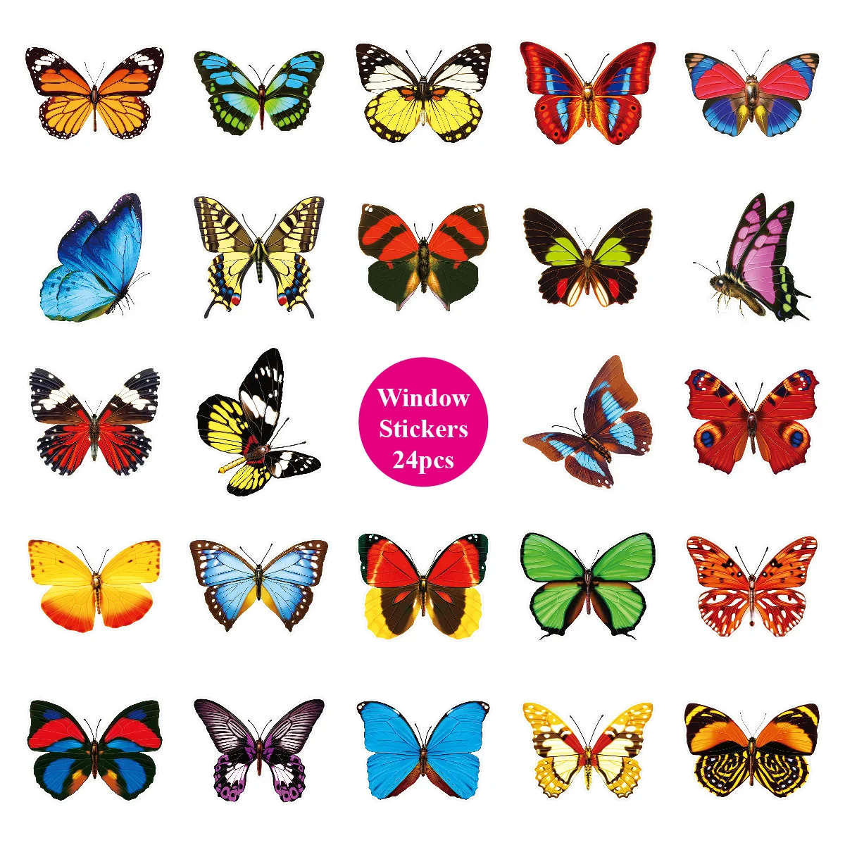 PVC Static Butterfly Shape /bird animal static Stickers Prevent People and Bird Transparent electrostatic window stickers
PVC Static Butterfly Shape /bird animal static Stickers Prevent People and Bird Transparent electrostatic window stickers