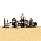 Chinese factory custom new large plastic slide children outdoor toys games kids outdoor playground equipment prices