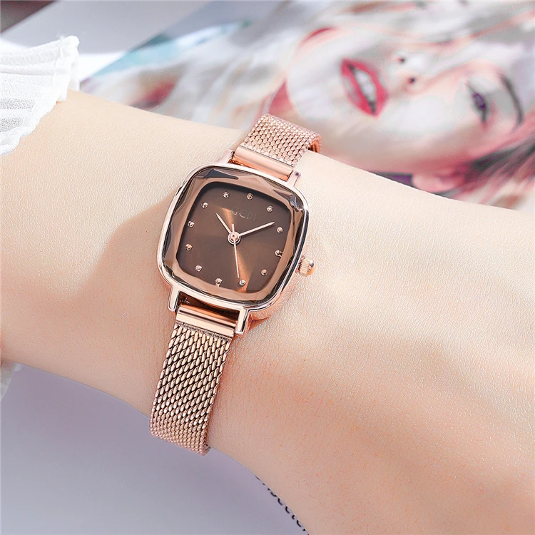 Aimgal Jewelry new hot sale fashion mesh belt square Women's Watch simple fashion quartz watch student waterproof watches
Aimgal Jewelry new hot sale fashion mesh belt square Women's Watch simple fashion quartz watch student waterproof watches