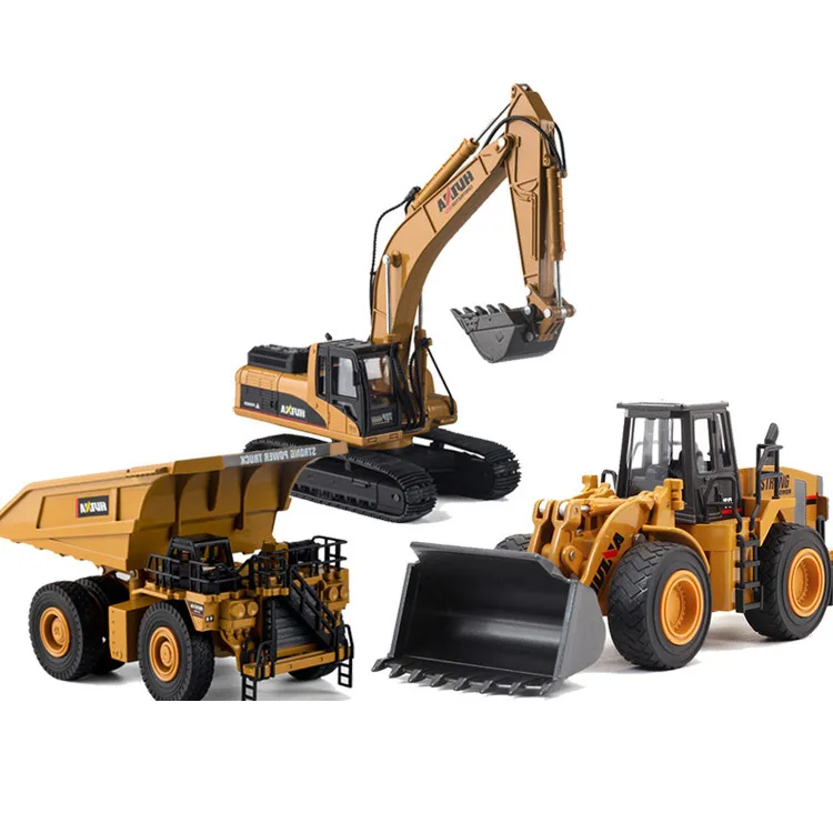 huina diecast excavator