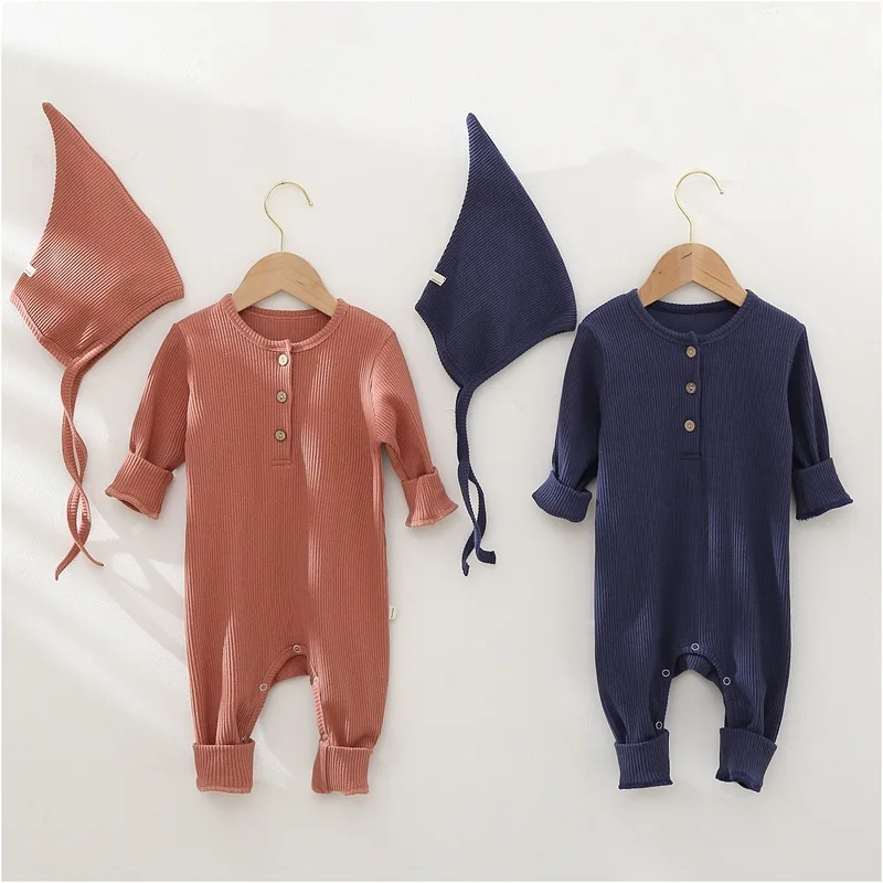 Infant solid color one-piece romper pajamas and fart spring baby cotton one-piece home clothes, Picture shows
Infant solid color one-piece romper pajamas and fart spring baby cotton one-piece home clothes, Picture shows